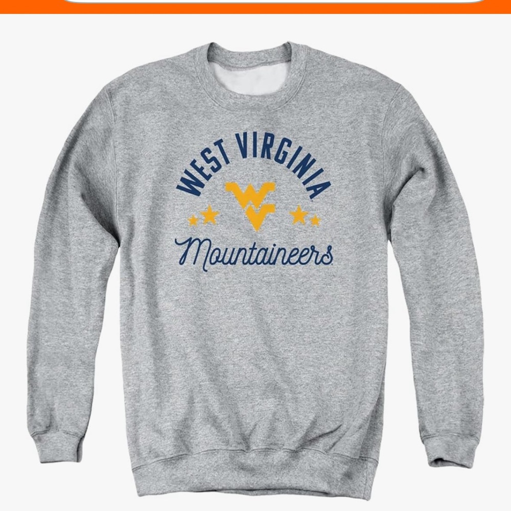 West Virginia Mountaineers Gray Sweater